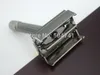 WEISHI Double Edge Classic Safety Razor Copper alloy Pearl black 9306C Top quality Simple packing 1PCSLOT NEW3737223