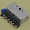 DIY 2 Loops - True Bypass Guitar Aluminum Pedals Box Foot Pedal Switch knobs Kit