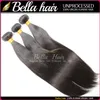 Bellahair® Kup 2 Get 1 Free 9a Brazylijski Dziewiczy Human Have Splot wysokiej jakości 10 ~ 24 cali jedwabisty prosty