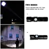 Torches USB-lichtere krachtige Mochila Lanterna Tactical Torch Flash Light Linernas LED Zoombare Gladiator Zaklamp-zaklamp