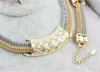 Toppkvalitet Bridal Halsband Armband Örhängen Ring Smycken Set Afrikanska Guldpläterade Charmiga Kostym Smycken Set