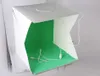 Freeshipping New Mini L LED Light Folding Studio diffus Soft Box Photo Studio Tillbehör med svart vit röd grön bakgrund
