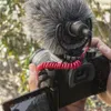 Freeshipping Videomicro Compact på-kamera inspelning av mikrofon för Canon Nikon Lumix Sony Osmo DSLR-kamera Mikrofon