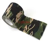 Free Shipping Fashion self adhesive elastic bandage Army Camo Wrap Rifle Shooting Hunting Camouflage cohesive Tape 4.5m