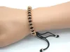 BC Anil Arjandas Bracelets Mens Womens New Style Association Micro Pave Black Cz stoppers Biads Briading Macrame Bracelet