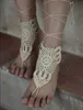 1 paire ou 2 pcs Barefoot sandals plage het sandal chaussure sandal jambe décoration chaussures hippies mariage fête nuptiale1952078