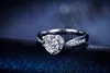 1 ct Synthetic Diamond Rings Classic Design Elegant 925 Silver Wedding Ring Festival Gift For Lover Certified Bridal Jewelry