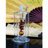 Classic double color plate wire glass pot, color random delivery, high 13CM wide is 6CM, wholesale glass hookah, free shipping, large better