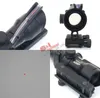 Tactical ACOG 1x32 Fiber Source Red Dot Scope with Real Red Fiber Rifle Scopes Black4019508