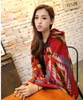 Nya Mode Kvinnor Scarf Tjock Hooded Cape Shawl Scarf Kvinnor Växla Cape Coat Poncho Hoodies Hooded Jacket Bohemian Jacket