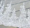 3M 4M собор Свадебные завесы Два слоя белые блоклоновые блески белоснежные