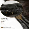 Ombre Peruviaanse Virgin Menselijk Hair Extensions Body Wave Three Tone 1B / 4/7 # Zwart Bruin Blonde Ombre Peruviaans Menselijk Haar Weave Bundels