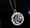 Cosmic Tree Halsketten mit Anhänger für Damen, Mama, du bist das Herz unserer Familie, Halskette, 52 cm, 2 Farben, Muttertagsgeschenk N1663