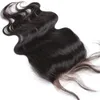 100% Brazilian Human Virgin Hair Free Part 4x4 Top Closure Body Wave Natural Color Bella Hair