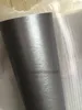 Titanborstad grå vinyl wrap bil wrap film fordon styling luft bubbla gratis biljustering aluminium matt lock för 1,52x30 m/rull