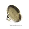 Beadsnice ювелирные изделия выводы регулируемые кольца пустое кольцо Оптовая кольцо базовые настройки кабошон выводы для женщин ID 32246