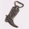 Free shipping "Just Hitched" Cowboy Boot Bottle Opener Shoes open bottle opener European wedding Favor and furniture gift