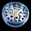 2015 new metal herb grinder Sharp Stone 4 parts 50mm herbal tobacco cnc teeth filter net dry herb vaporizer pen vaporizer vapor e 7661795
