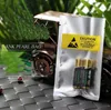 Öppna Top ESD Multi-Store Plast Paketväska Antistatisk Antistatisk för iPhone Flex Kabel Batteripackning Påse Gul Etikett