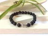 SN0260 Top Sale Lava Yoga Bracelet Unisex Buddha bracelet yoga spiritual bracelet lava rock healing man's bracelet