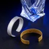 10pcs/lot hot gift factory price 925 silver charm bangle Personality 18K gold bracelet Weaving couple strap fashion jewelry 1827
