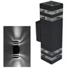 10st Modern 8W LED Vägglampa Vattentät upp och ner Sida / LED Porch Lights / LED Väggljus Vattentät Utomhus 2Year Garanti