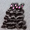 Brazilian Hair Bundle With Lace Closure Mink Remy Human Hair Weaves 100% Virgin Unprocessed 3PCS Hair Extensions 1pc closure Body Wave