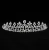 2021 Tani Girls Tiaras Korony Pałąk Klipy Do Włosów Rhinestone Biżuteria Bridal Włówka Korona Tiaras Kryształy Faszynatorów Opaska