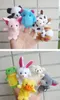 1000 unids / lote DHL Fedex Velvet Felpa Marionetas de dedo Marionetas de animales Marionetas de dedo Niños Bebé Juego lindo Hora de cuentos