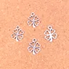 240pcs Antique Silver Plaint Clover Clover Charms Подвески для европейских браслетных ювелирных изделий изготовление ручной работы 17*14 мм