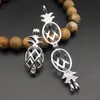 10 PC pineapple essential oil diffuser jewelry production provides silver-plated pendant - plus your own pearl stone makes it mor291r