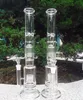 Cachimbos de vidro grande vaso de água perc percolador fumante piper 18 mm articulação braços grossos 45 cm de altura cachimbos de água vaporizador