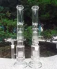 Nouvelles plates-formes pétrolières Bongs en verre Grand vase de conduite d'eau Perc Percolateur Fumer Piper 18mm Joint Épais Bras 45CM Hauteur narguilés