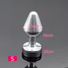 Court paragraphe Espace en aluminium choc électrique anal jouets G-spot plug Electro Butt Sex toy pour hommes et femmes jeux pour adultes