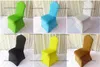100PCS MOQ Mixed Color Spandex Banquet Chair Cover For Wedding Use