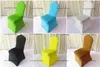 100st MOQ Mixed Color Spandex Bankett Chair Cover för bröllopsbruk