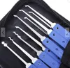 KLOM KL-318 18 in 1 Stainless Steel Lock Pick Set Locksmith Tools pick lock for door opener