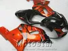 Lägsta pris ABS Fairing Kit för Suzuki GSX-R 600 750 2001 2002 2003 K1 Brown Black Fairings Set GSXR600 / 750 01-03 RA69