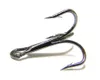 High Carbon Steel Treble Hooks 4 # 6 # 8 # 10 # Anzol hav krokar Flyga fiske krok brun färg fiske tackling