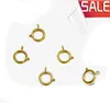 DIY jewellery finding accessory for women making factory direct 6mm brass clasp spring ring buckle spring ring 10 gross 1440pcs/lot YY000005