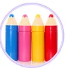 50 PCS 귀여운 다채로운 연필 모양의 스테인레스 스틸 진공 절연 캡 인감 병 어린이 Drinkware