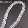 free shipping 500Pcs White AB Faceted Glass Crystal Rondelle Beads.Spacer Beads 4mm 6mm 8mm10mm