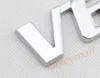 Universal Car Truck Parts Trim V6 Emblem Logo Badge 3D Sticker Decal Chrome Metal Exterior Accessory Decorate