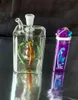 Wholesale free shipping-----2015 new 4 claw color bar glass hookah / glass bong, gift accessories (pot + running board + straw)