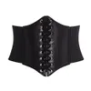 Wholesale-5 Color Waist Trainer Faux Leather Waist Training Corset Cincher Wide Waist Belt Fajas Reductoras For Women Free Shipping