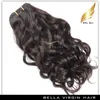 100％Remy Brazilian Hair Bundles Natural Wavy Virgin Extensions耐久性のあるWeft3バンドルJulienchinaBellahair