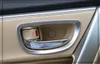 Alta qualidade ABS cromo 4 pcs carro interno maçaneta da porta guarnição quadro para Toyota Corolla 2014-2017