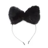 New Cute Cat Fox Ear Long Fur Hair Headbands For Gilrs Anime Cosplay Party Costume Prop Hair Accessories