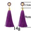 2017 new sales of the new hot brand, long style tassel earrings, high-grade diamond-encrusted and diamond-encrusted earrings