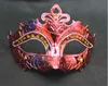 Mens Woman Mask Halloween Masquerade Masks Mardi Gras Venetian Dance Party Face gold shining plated Mask 6 colors